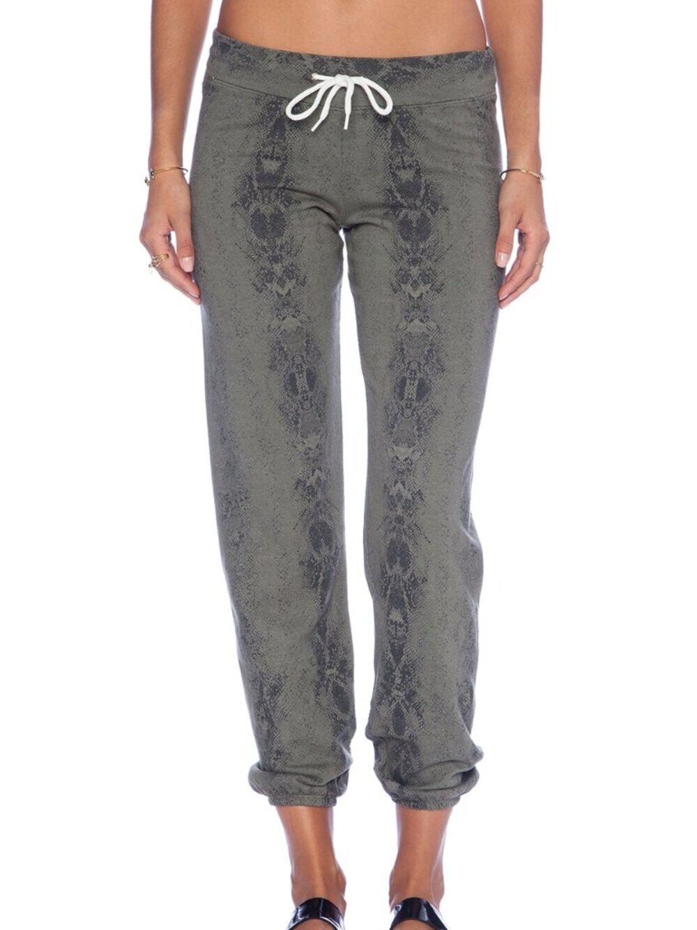 Monrow Camo Snake Print Vintage Sweatpants Size Small 54865